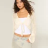 Lavtaljet denim miniskort Lavtaljet denim miniskort