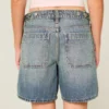 Lavtaljet, medium vasket, justerbar linning, baggy Jort Lavtaljet, medium vasket, justerbar linning, baggy Jort