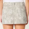 Lavtaljet mini-skort i camouflagetwill Lavtaljet mini-skort i camouflagetwill