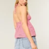 Lavtaljet mini-skort i denim med stjernebroderi Lavtaljet mini-skort i denim med stjernebroderi