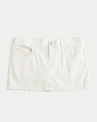 Lavtaljet Shine Butterfly Twill Mini Skort