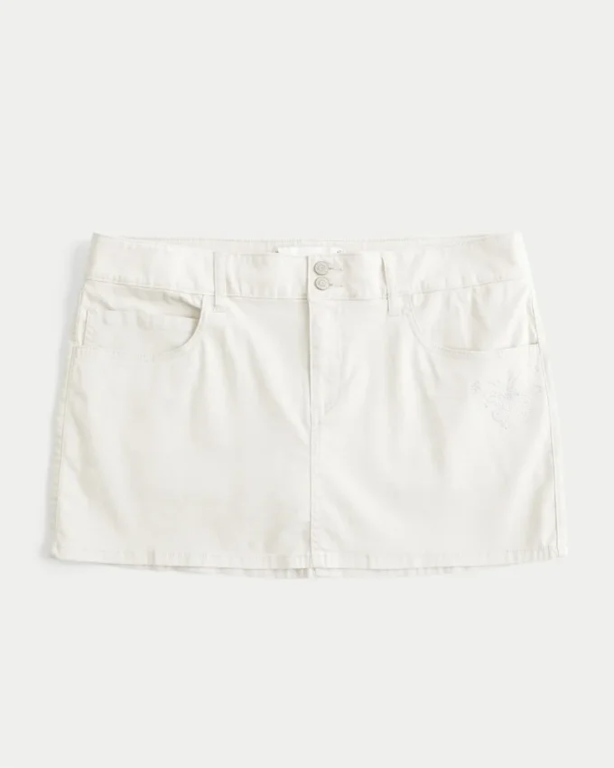 Lavtaljet Shine Butterfly Twill Mini Skort Lavtaljet Shine Butterfly Twill Mini Skort