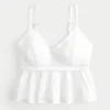 Let babydoll-top i hæklet stil Let babydoll-top i hæklet stil