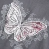 Let Body-Skimming Butterfly Graphic Tee Let Body-Skimming Butterfly Graphic Tee