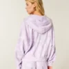 Let camouflage-hoodie med lynlås