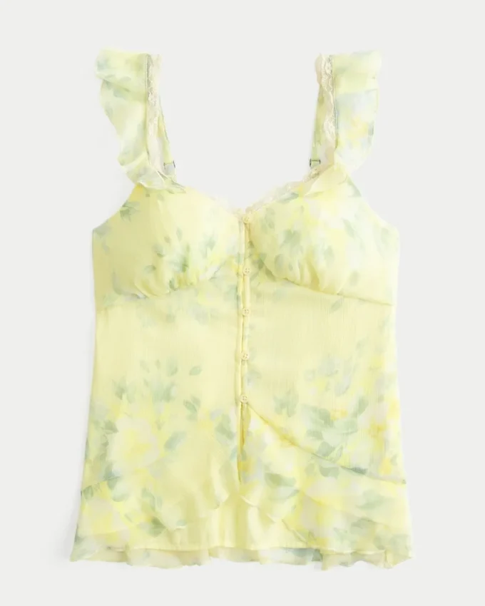 Let chiffon babydoll-top Let chiffon babydoll-top