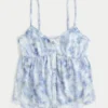 Let chiffon babydoll-top Let chiffon babydoll-top