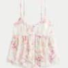Let chiffon babydoll-top Let chiffon babydoll-top