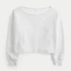 Let dobbelt off-shoulder sweatshirt Let dobbelt off-shoulder sweatshirt