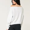 Let off-shoulder Iowa Hawkeyes grafisk sweatshirt