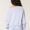 Let off-shoulder NYC grafisk sweatshirt Let off-shoulder NYC grafisk sweatshirt