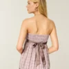 Let stropløs babydoll-top Let stropløs babydoll-top