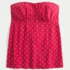 Let stropløs babydoll-top Let stropløs babydoll-top