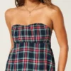Let stropløs babydoll-top