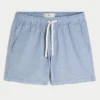 Linnedblandede shorts til midt på låret Linnedblandede shorts til midt på låret
