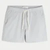 Linnedblandede shorts til midt på låret Linnedblandede shorts til midt på låret