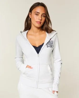 Logo Graphic Zip-Up Hoodie Logo Graphic Zip-Up Hoodie