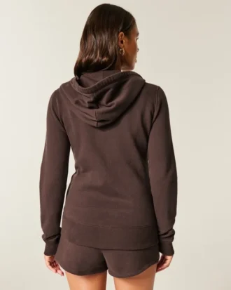 Logo Graphic Zip-Up Hoodie