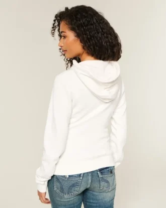 Logo Graphic Zip-Up Hoodie