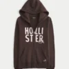 Logo Graphic Zip-Up Hoodie
