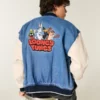Looney Tunes grafisk denimjakke Looney Tunes grafisk denimjakke