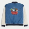 Looney Tunes grafisk denimjakke Looney Tunes grafisk denimjakke