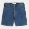 Løse denimshorts over knæet Løse denimshorts over knæet