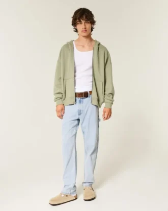 Lyse, løse malerjeans