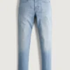 Lysvaskede atletiske skinny jeans Lysvaskede atletiske skinny jeans