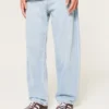 Lysvaskede baggy jeans Lysvaskede baggy jeans