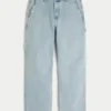 Lysvaskede baggy malerjeans Lysvaskede baggy malerjeans