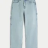 Lysvaskede baggy malerjeans Lysvaskede baggy malerjeans