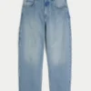 Lysvaskede broderede baglommer Skater Baggy Painter Jeans Lysvaskede broderede baglommer Skater Baggy Painter Jeans