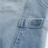 Lysvaskede broderede baglommer Skater Baggy Painter Jeans Lysvaskede broderede baglommer Skater Baggy Painter Jeans