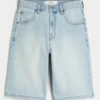 Lysvaskede Dice Graphic Super Baggy Denim Shorts Lysvaskede Dice Graphic Super Baggy Denim Shorts