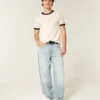 Lysvaskede skaterbaggy jeans Lysvaskede skaterbaggy jeans