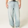 Lysvaskede skaterbaggy jeans Lysvaskede skaterbaggy jeans