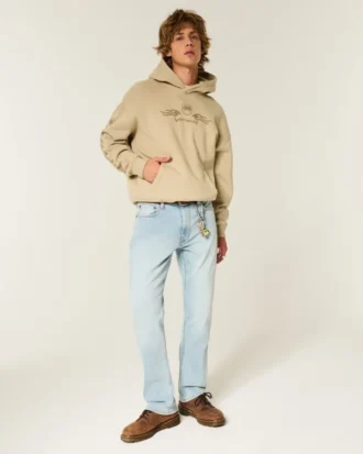 Lysvaskede, slim fit jeans