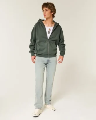Lysvaskede, slim fit jeans