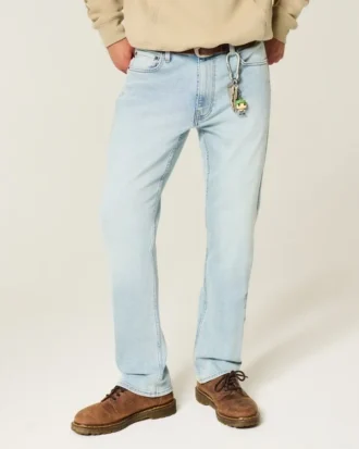 Lysvaskede, slim fit jeans