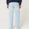 Lysvaskede straight jeans Lysvaskede straight jeans