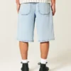 Lysvaskede superbaggy denimshorts Lysvaskede superbaggy denimshorts