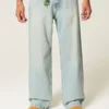 Lysvaskede superbaggy jeans Lysvaskede superbaggy jeans