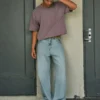 Lysvasket astronaut-grafik Superbaggy jeans Lysvasket astronaut-grafik Superbaggy jeans
