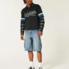 Medium Wash Super Baggy Denim Cargo Shorts Medium Wash Super Baggy Denim Cargo Shorts