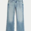 Mediumvaskede, afslappede bootcut-jeans Mediumvaskede, afslappede bootcut-jeans
