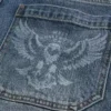 Mediumvaskede Eagle Graphic Skater Baggy Jeans Mediumvaskede Eagle Graphic Skater Baggy Jeans