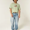 Mediumvaskede skaterbaggyjeans Mediumvaskede skaterbaggyjeans