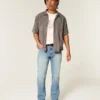 Mediumvaskede straight jeans Mediumvaskede straight jeans