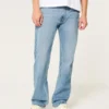 Mediumvaskede straight jeans Mediumvaskede straight jeans